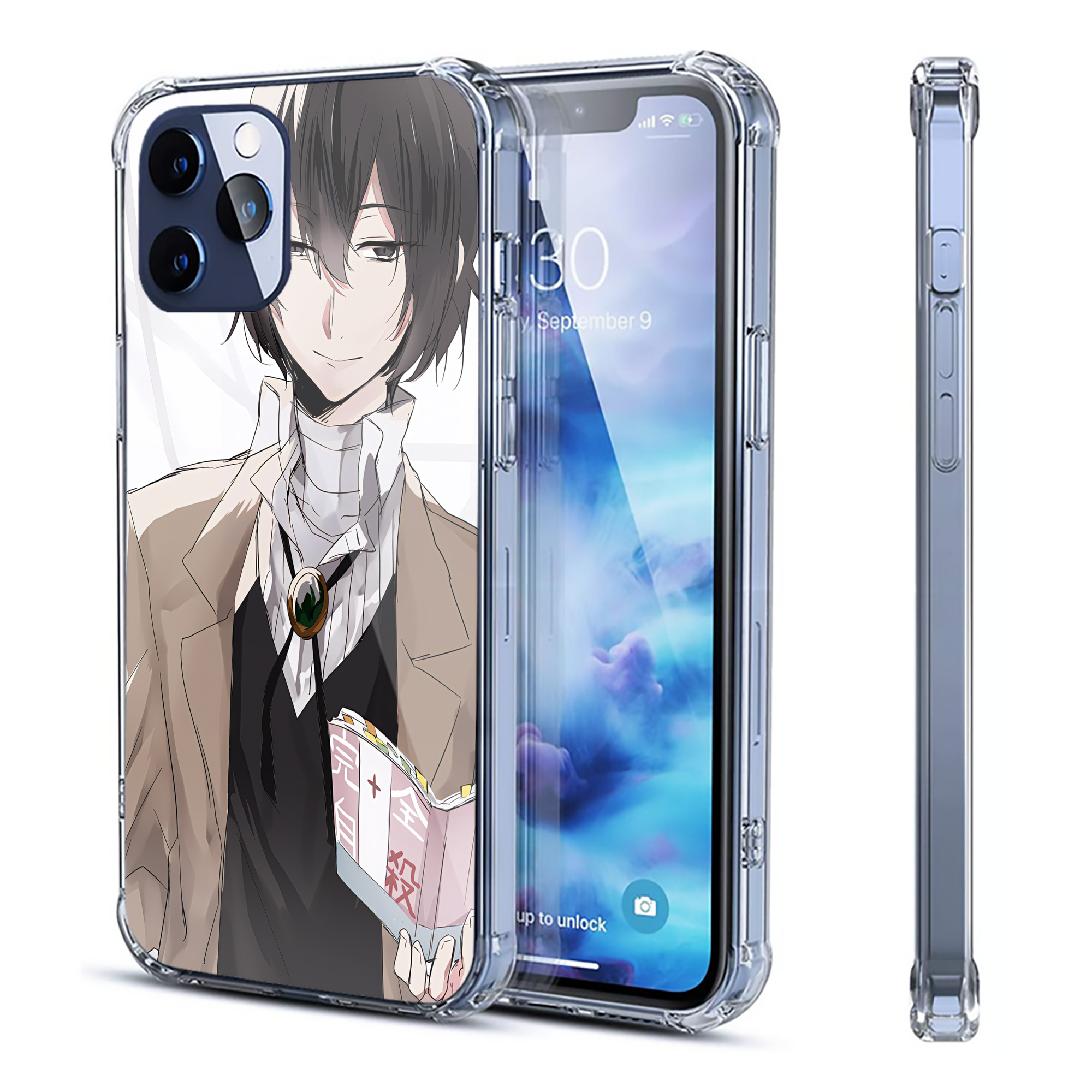 （画像用） 文豪ストレイドッグス Bungo Stray Dogs 【iPhone 12シリーズ対応】透明スマホケース（クリアソフトケース）
